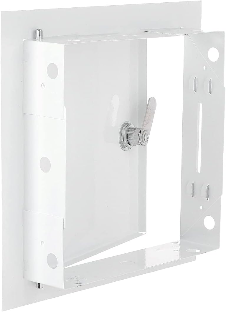 Lockable White Access Panel Service Door, 150mm x 200mm