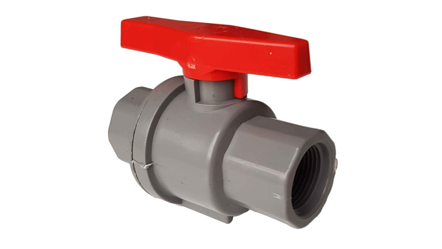 PVC Stopcock Valve, 1.5"