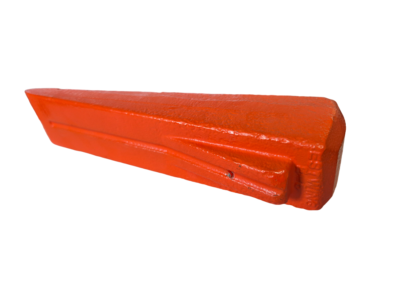 Red Spiked Steel Log Splitting Wedge, 2.3kg
