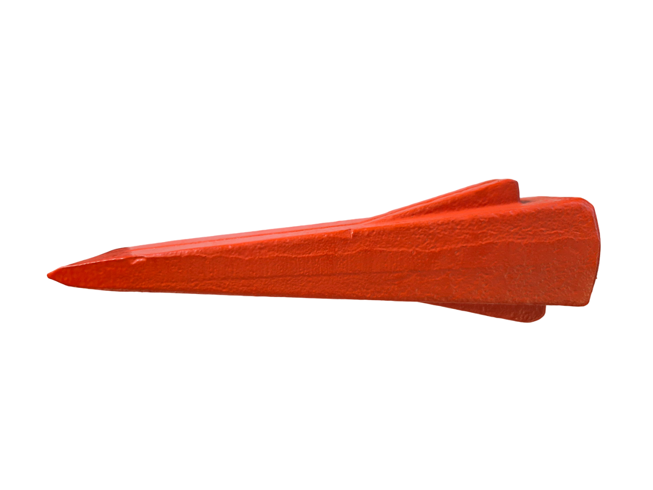 Red Spiked Steel Log Splitting Wedge, 2.3kg