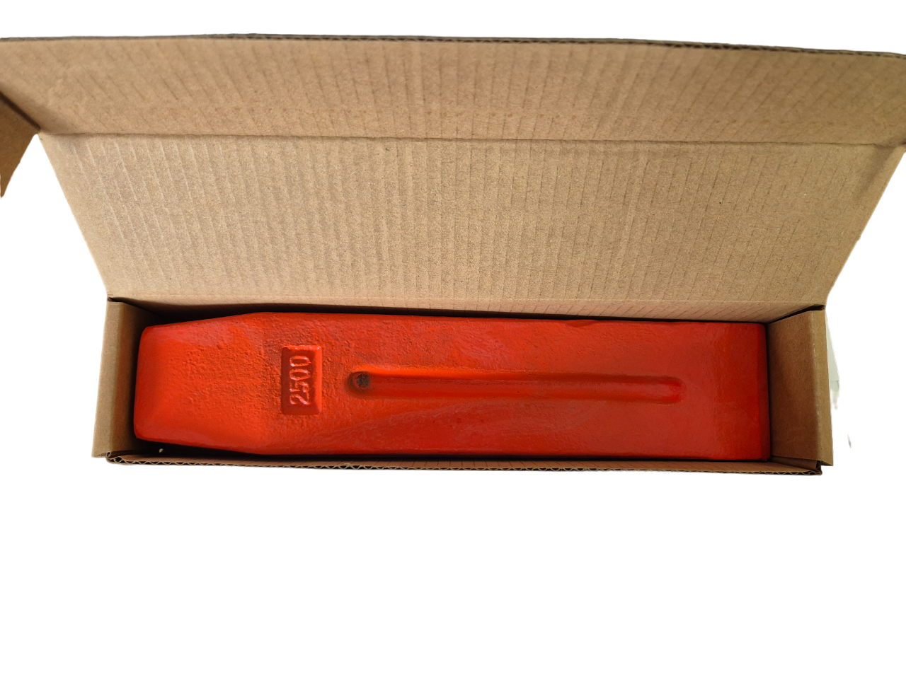 Red Steel Log Splitting Wedge, 2.5kg