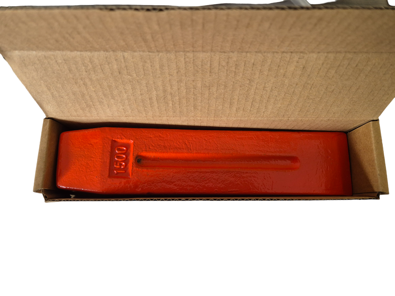 Red Steel Log Splitting Wedge, 1.5kg