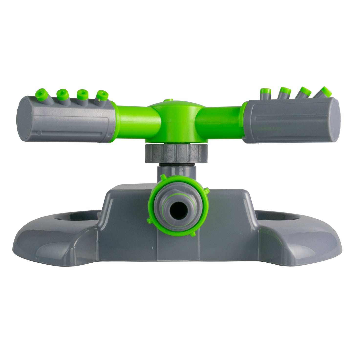 3-Arm Rotating Garden Sprinkler, Green & Grey