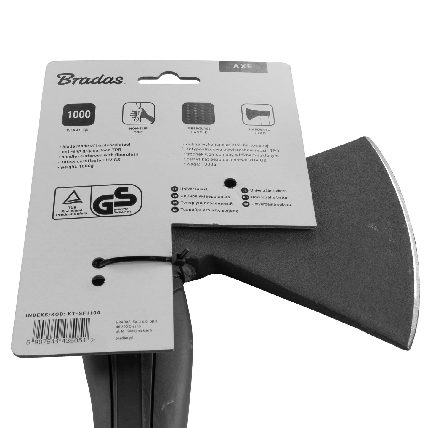 1000g Hand Axe Hatchet with Fiberglass Handle