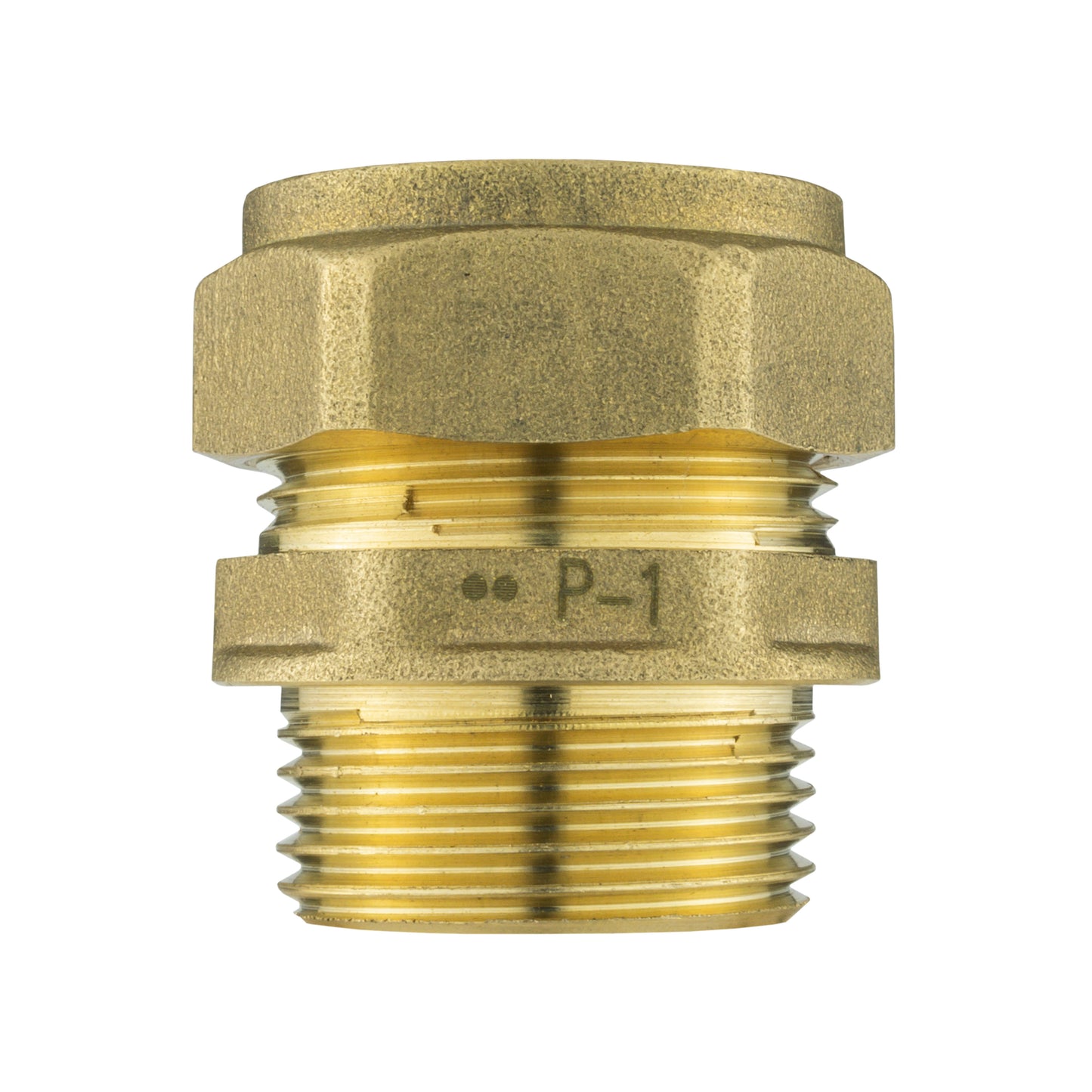 Brass Compression Adapter for 22mm Copper Piping, 3/4"