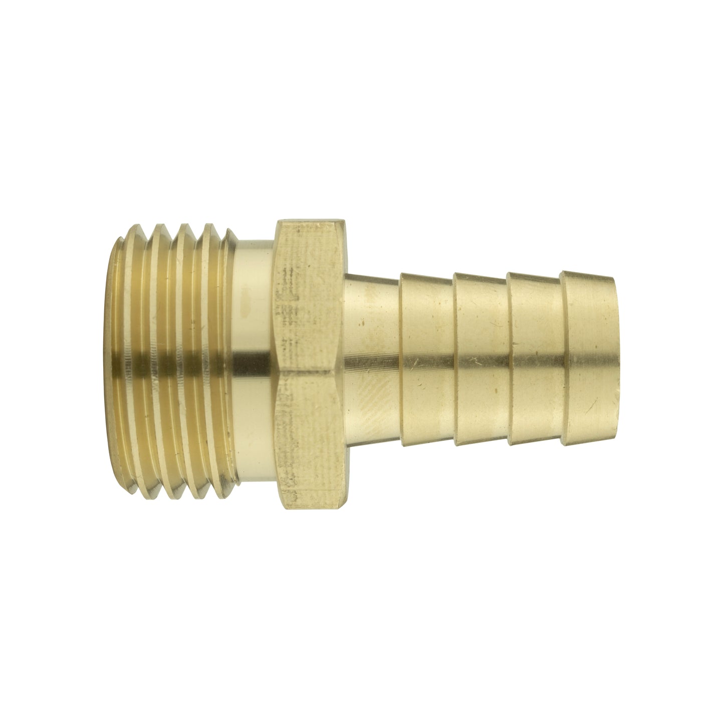 Brass 13mm Barbed Joiner with 1/2" BSP Male Thread
