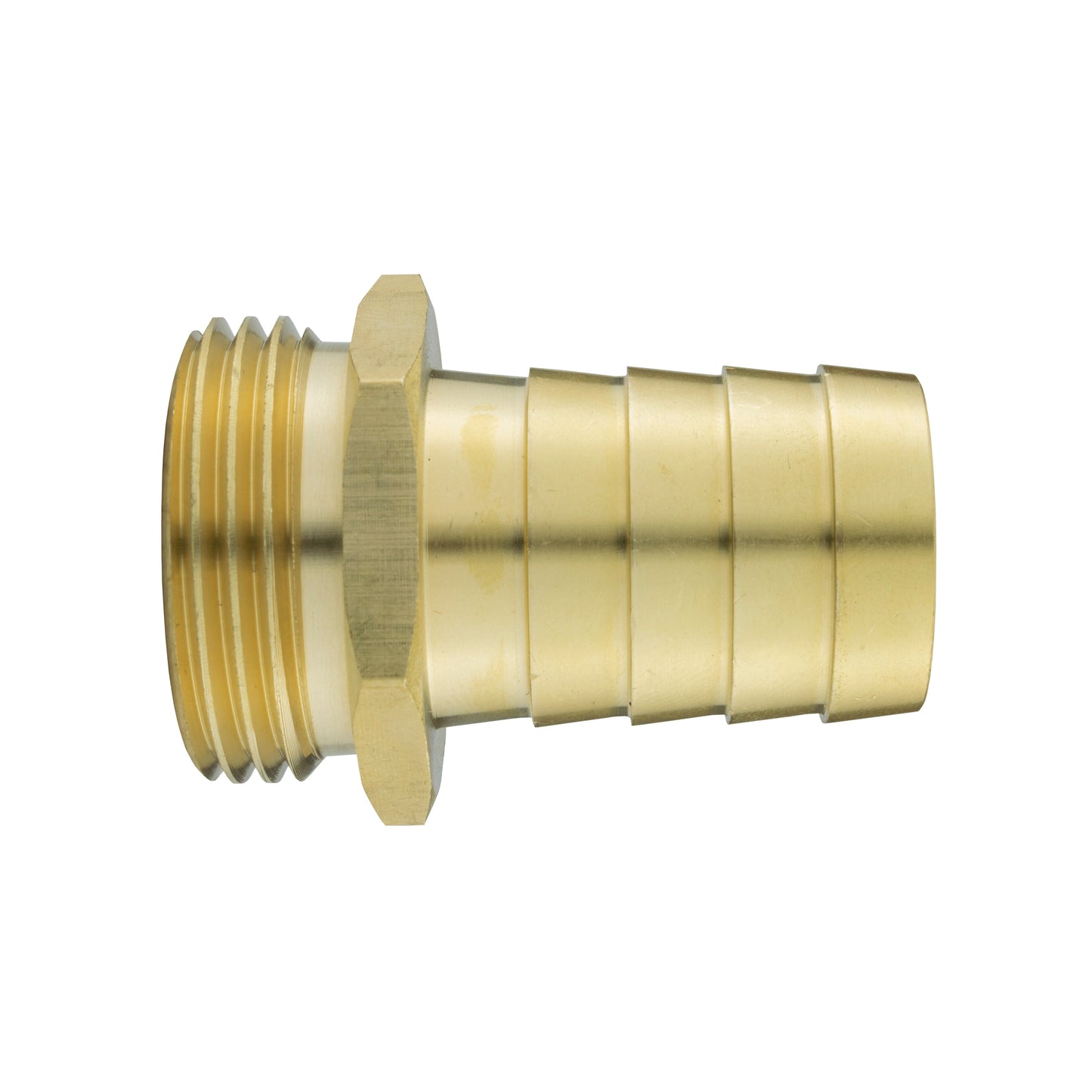 Brass 25mm Barbed Joiner with 1" BSP Male Thread