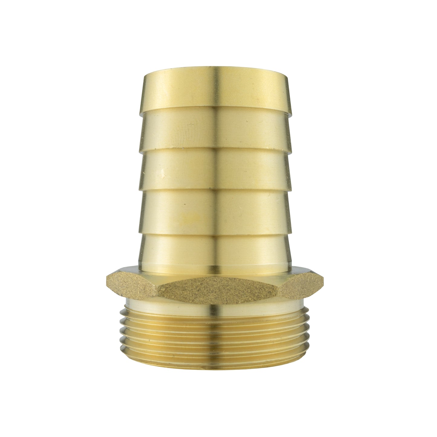 Brass 38mm Barbed Joiner with 1.5" BSP Male Thread