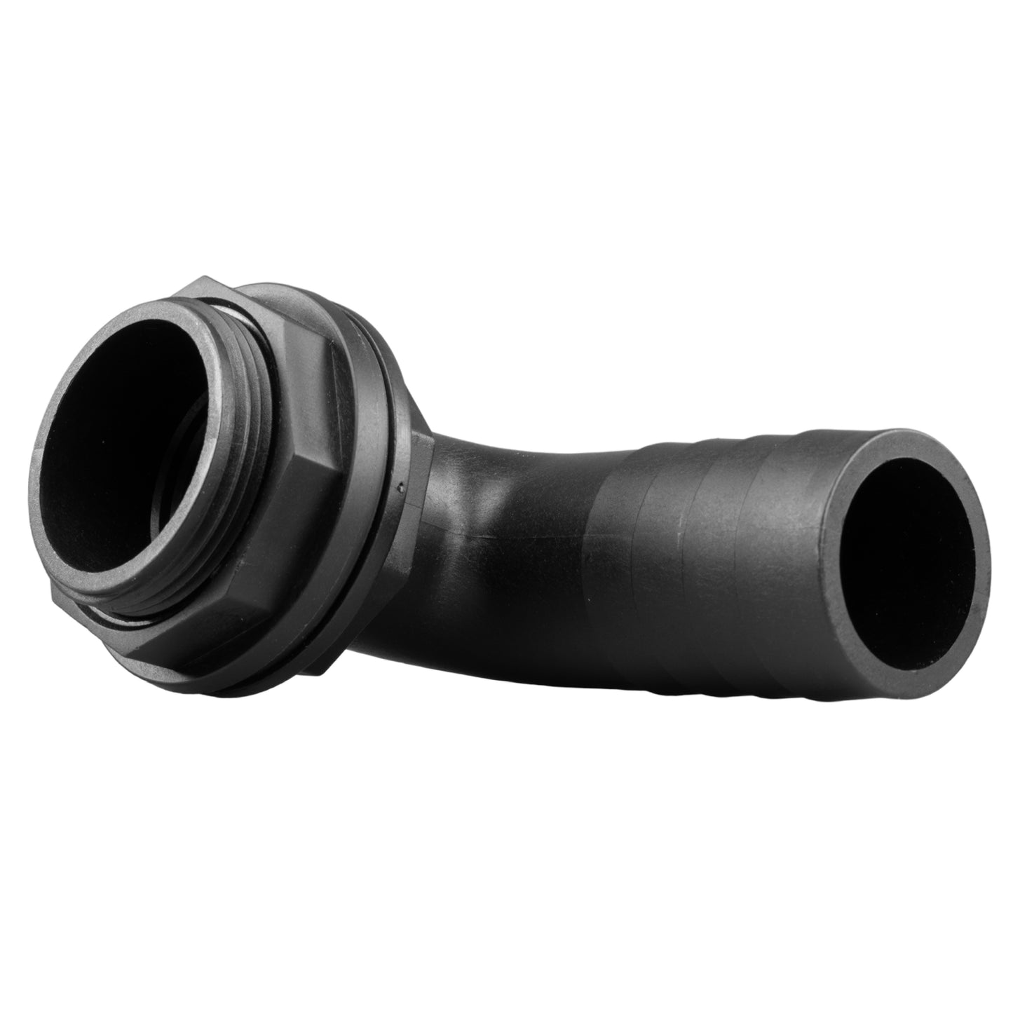 Water Butt 90° Overflow Elbow with Nut & Washer, 1.5"