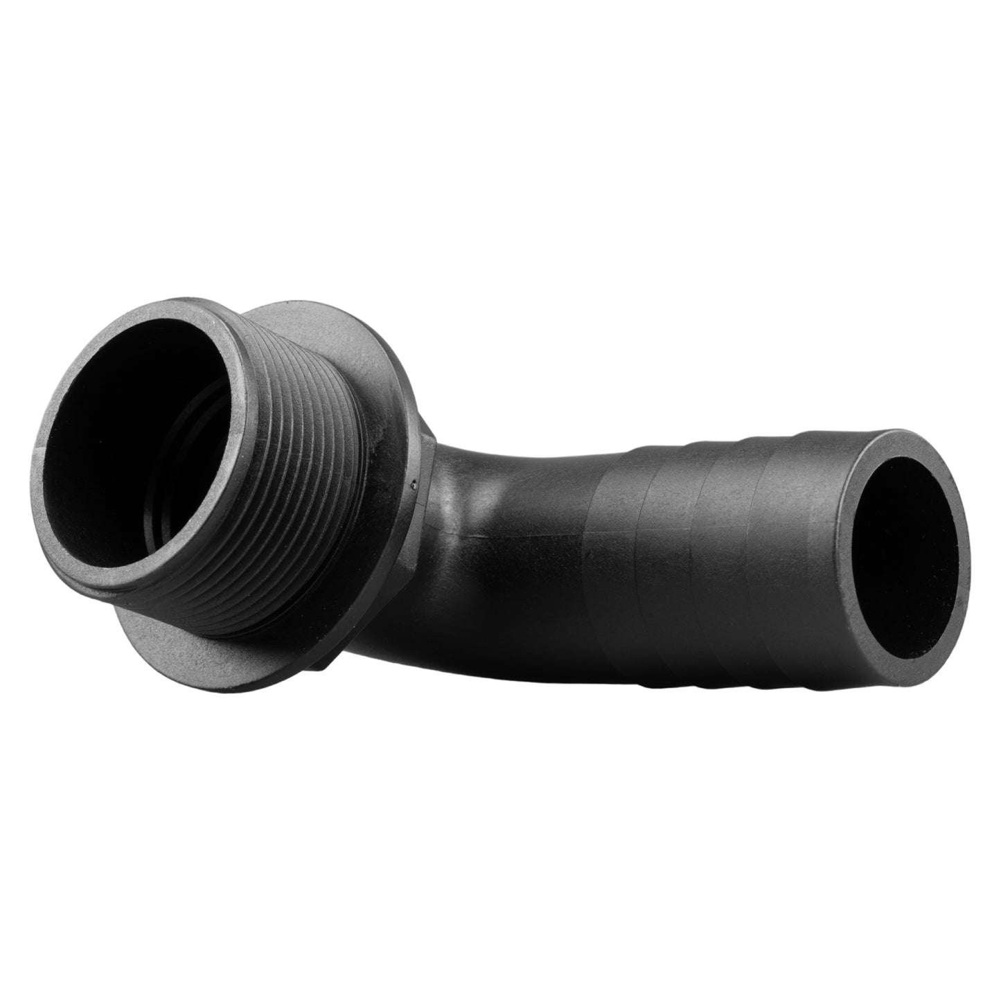 Water Butt 90° Overflow Elbow with Nut & Washer, 1.5"