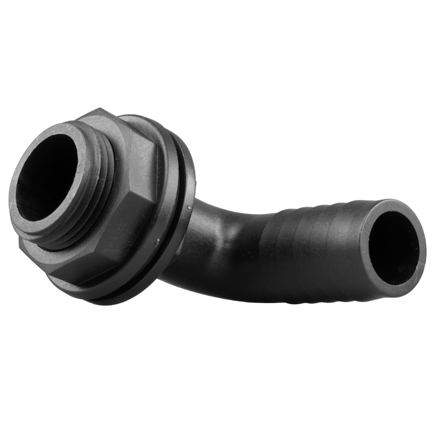 Water Butt 90° Overflow Elbow with Nut & Washer, 1"