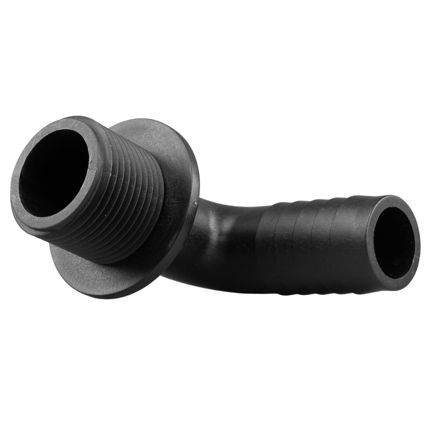Water Butt 90° Overflow Elbow with Nut & Washer, 1"