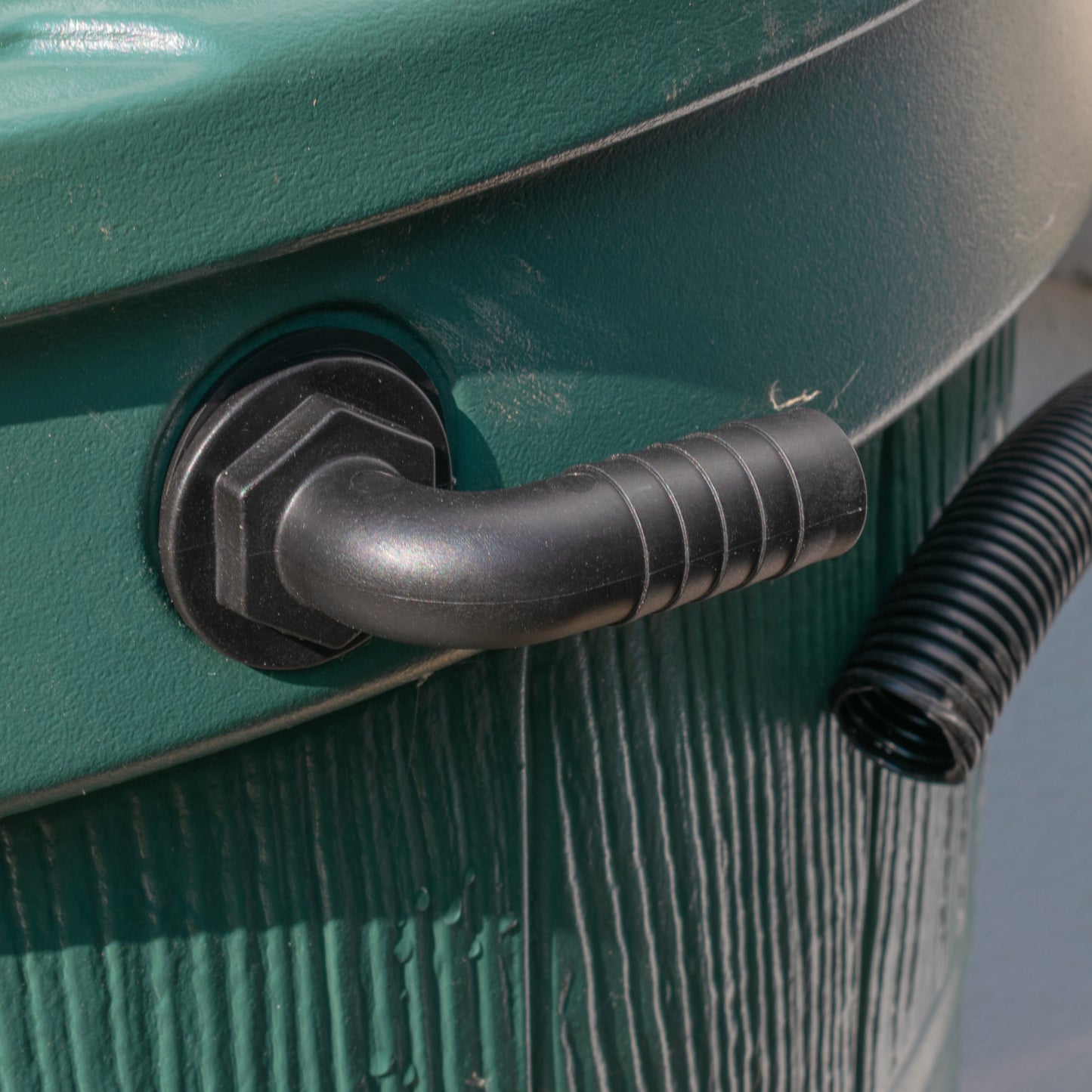 Water Butt 90° Overflow Elbow with Nut & Washer, 1"