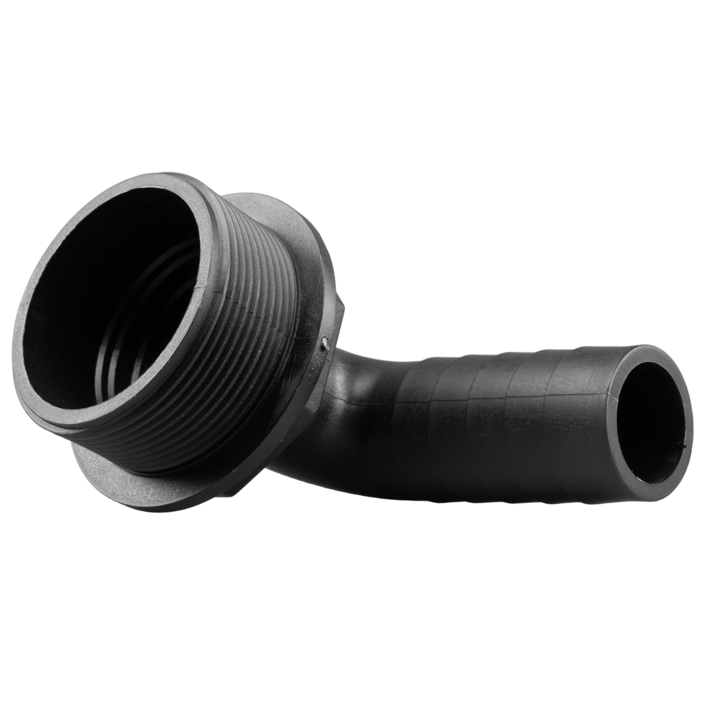 Water Butt 90° Overflow Elbow with Nut & Washer, 2" - 1.25"