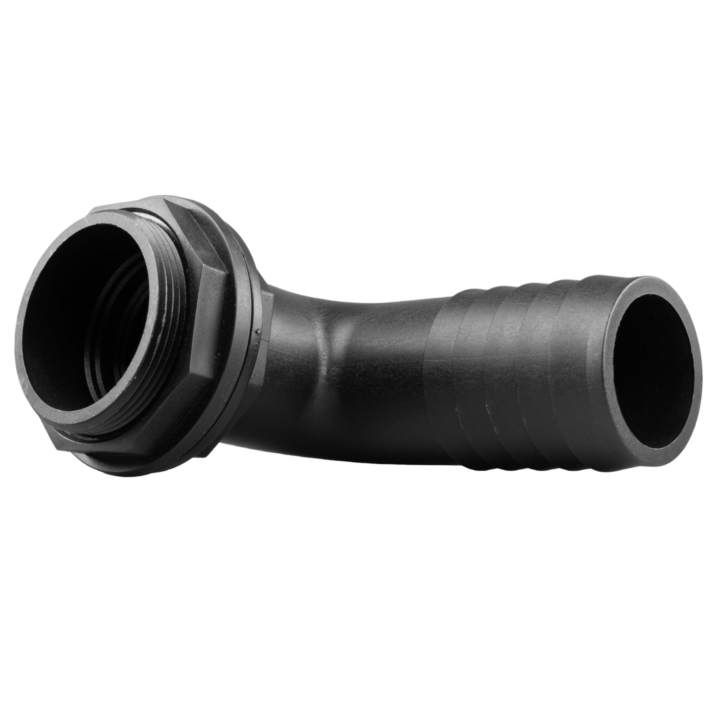 Water Butt 90° Overflow Elbow with Nut & Washer, 2"