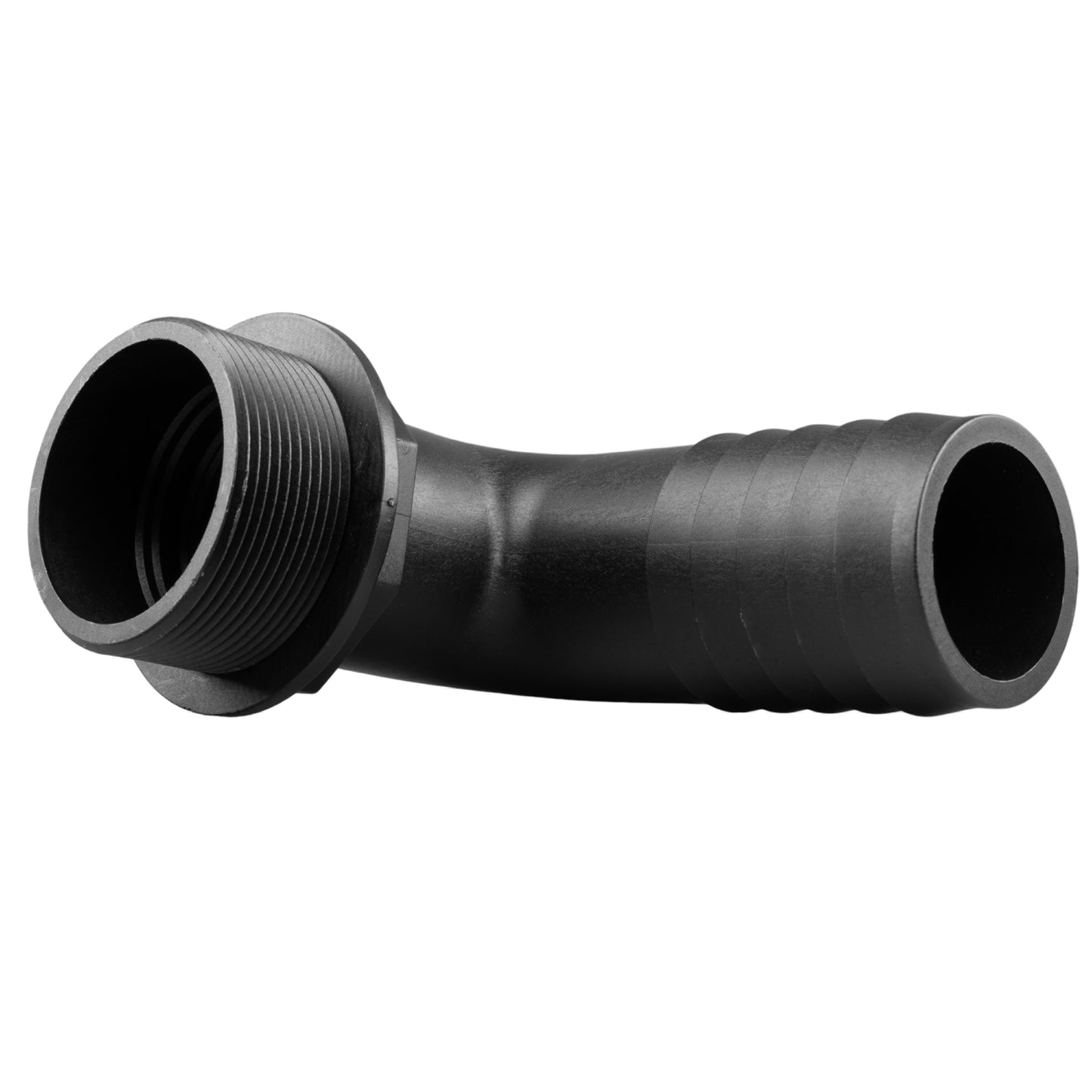 Water Butt 90° Overflow Elbow with Nut & Washer, 2"