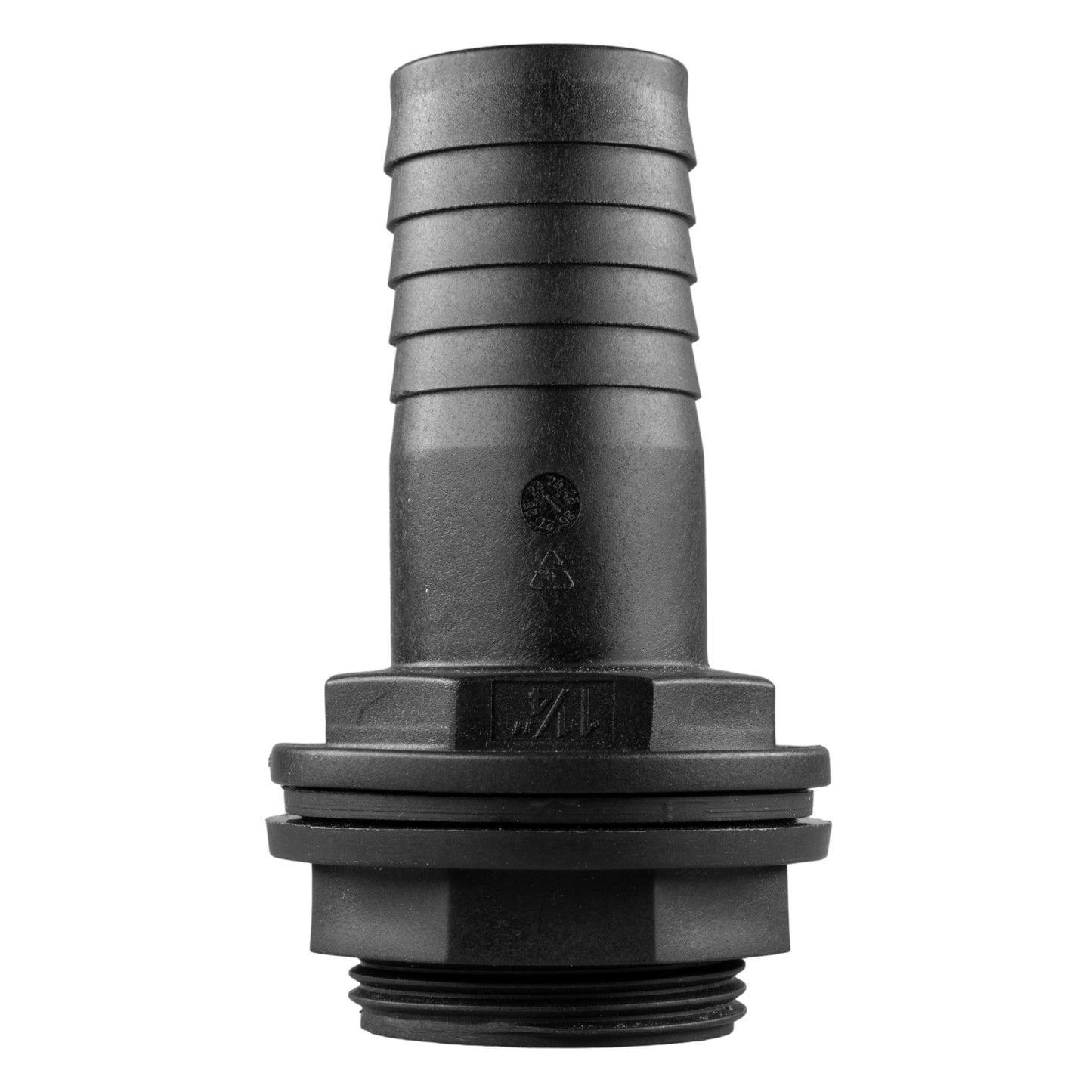 Water Butt Overflow Adapter with Nut & Washer, 1.25"