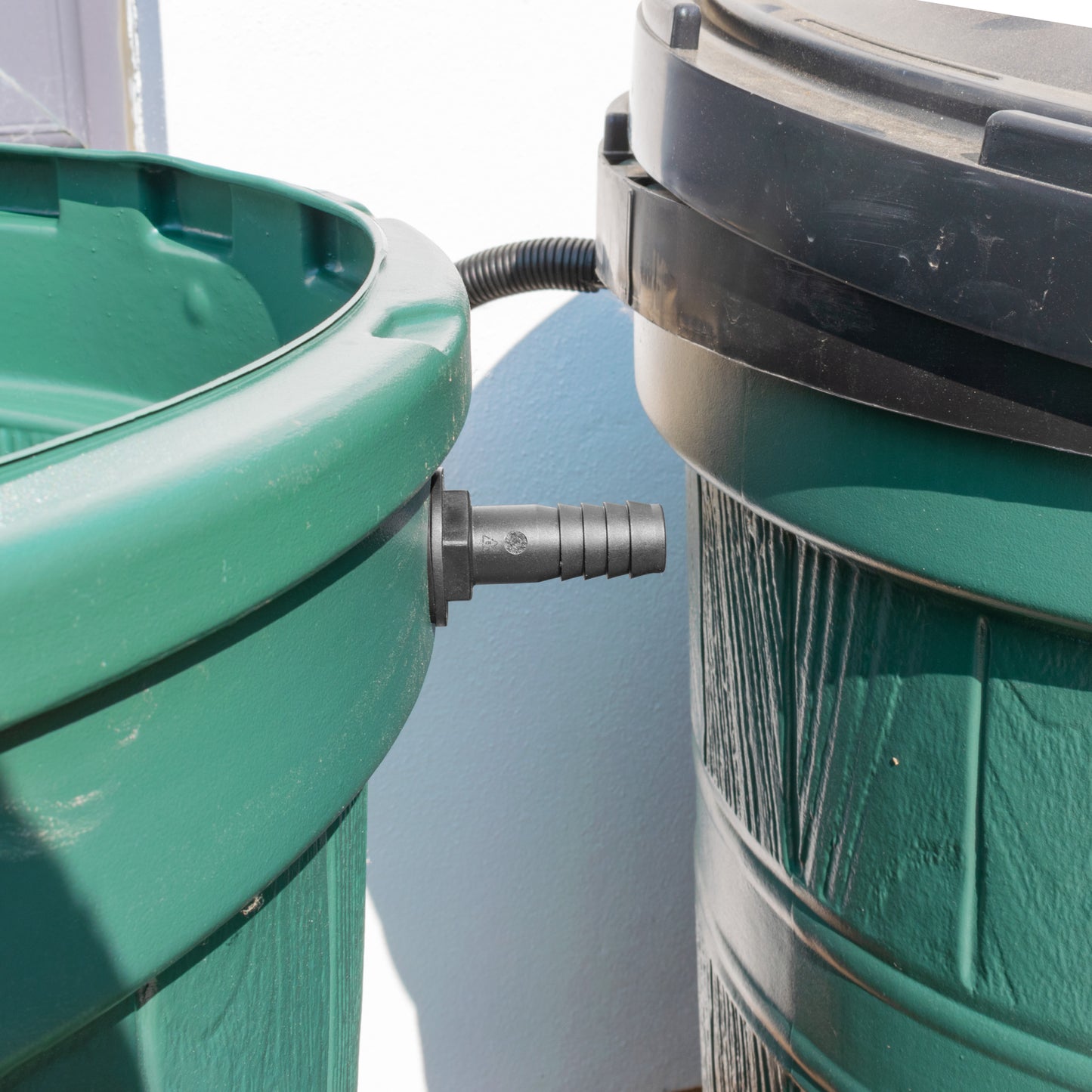 Water Butt Overflow Adapter with Nut & Washer, 1/2"
