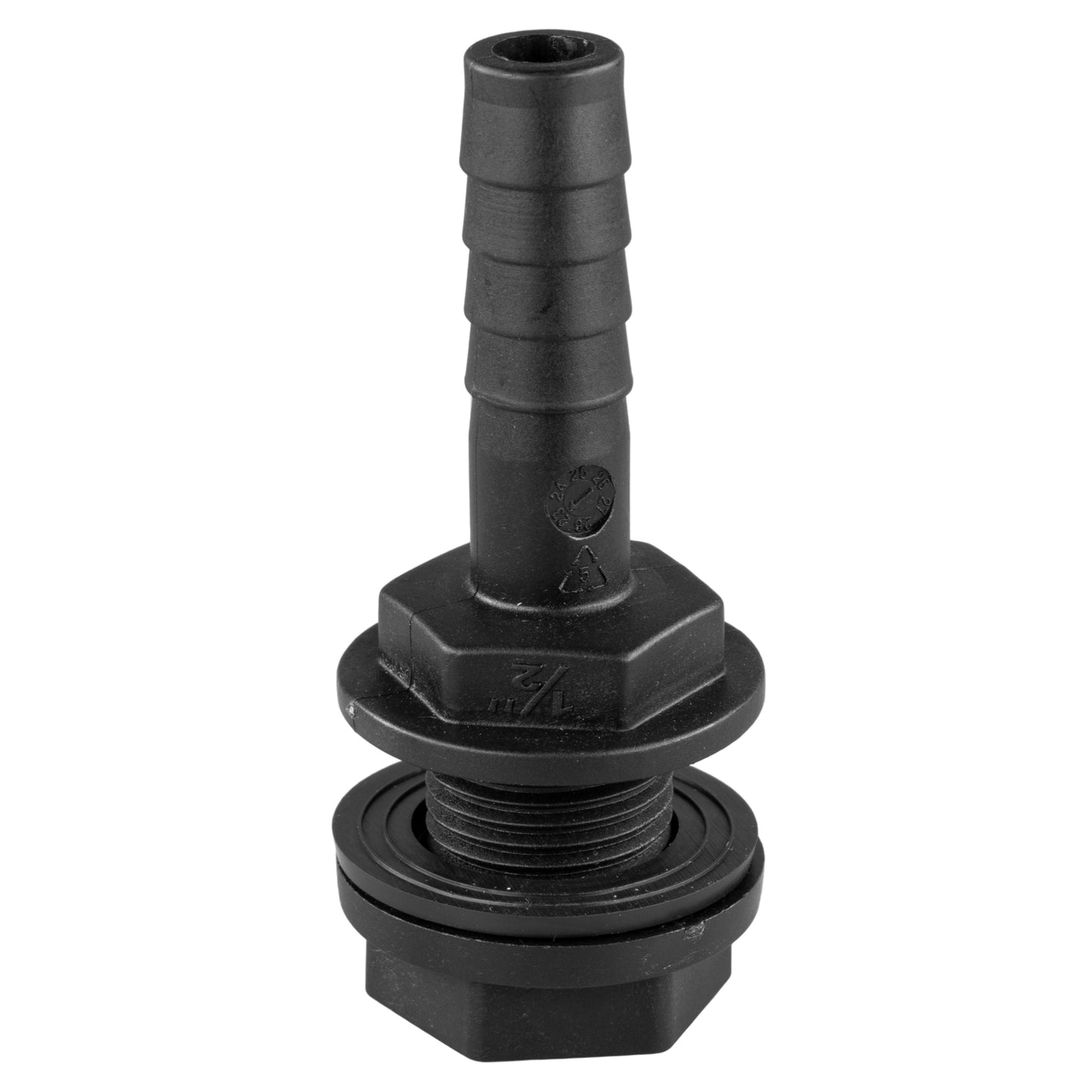 Water Butt Overflow Adapter with Nut & Washer, 1/2"