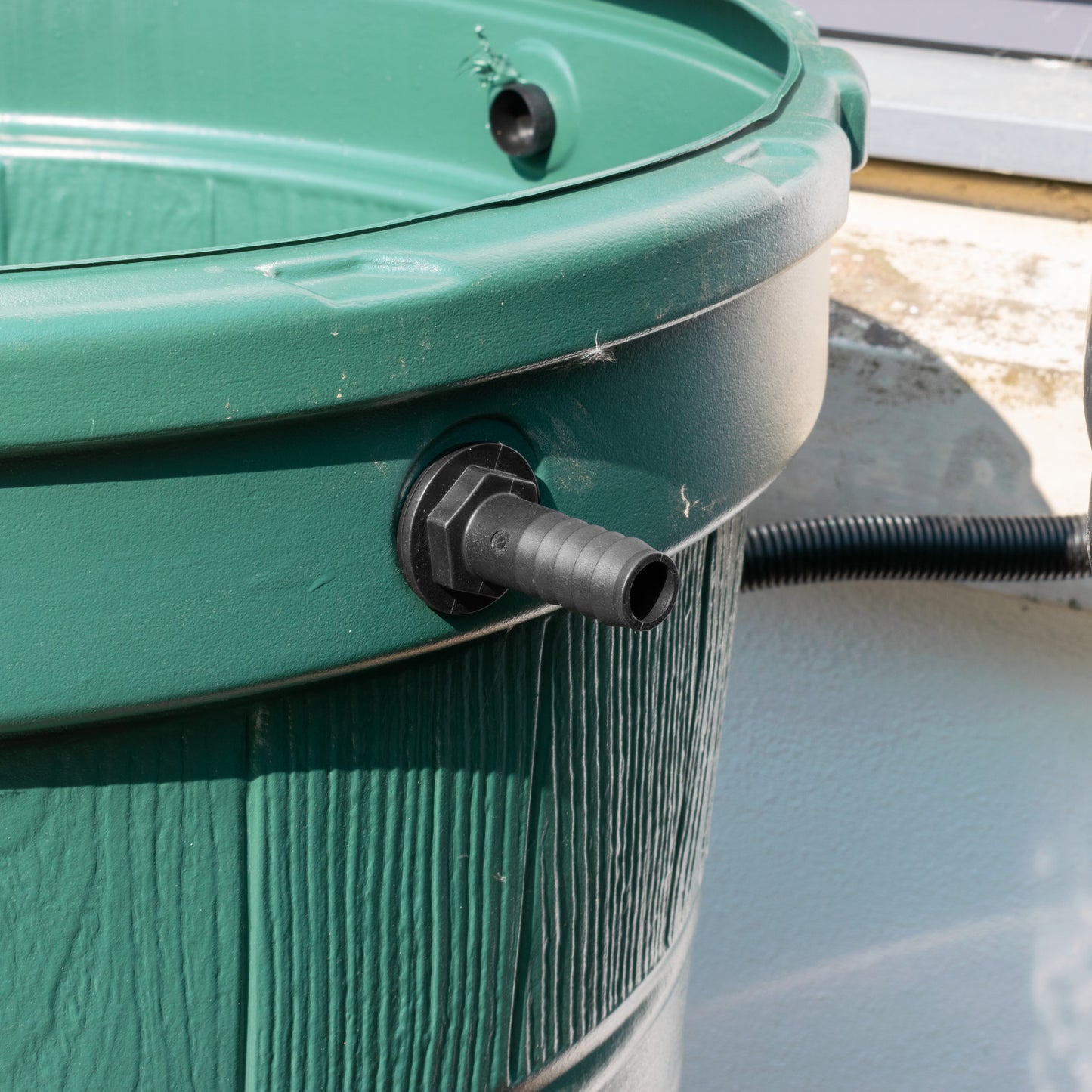 Water Butt Overflow Adapter with Nut & Washer, 1/2"