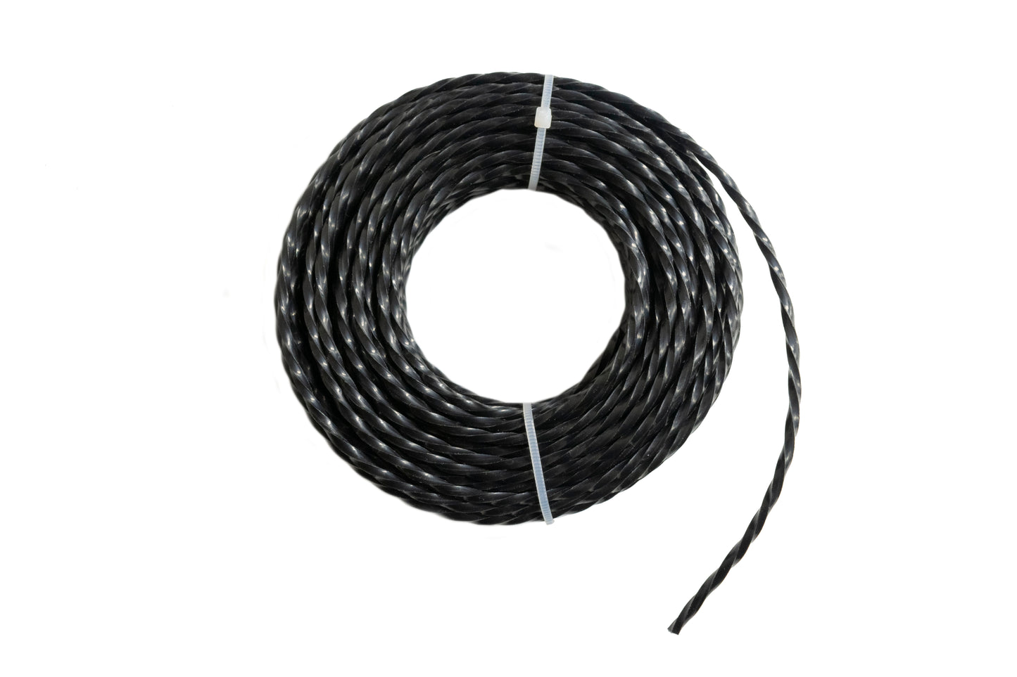 15m Twisted Black Trimmer Line, 2.4mm