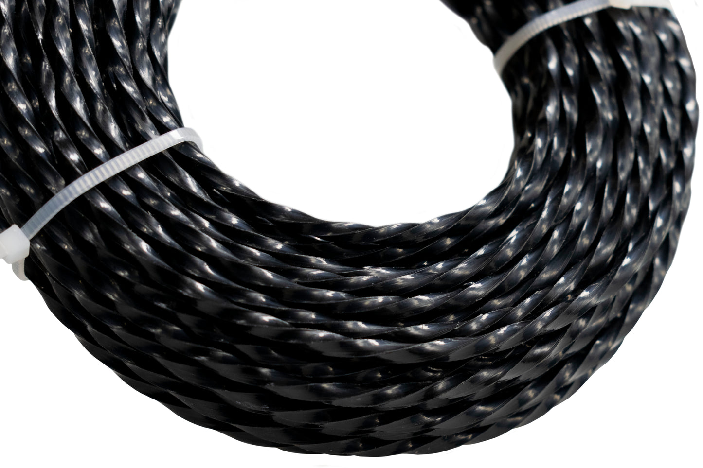 15m Twisted Black Trimmer Line, 2.4mm