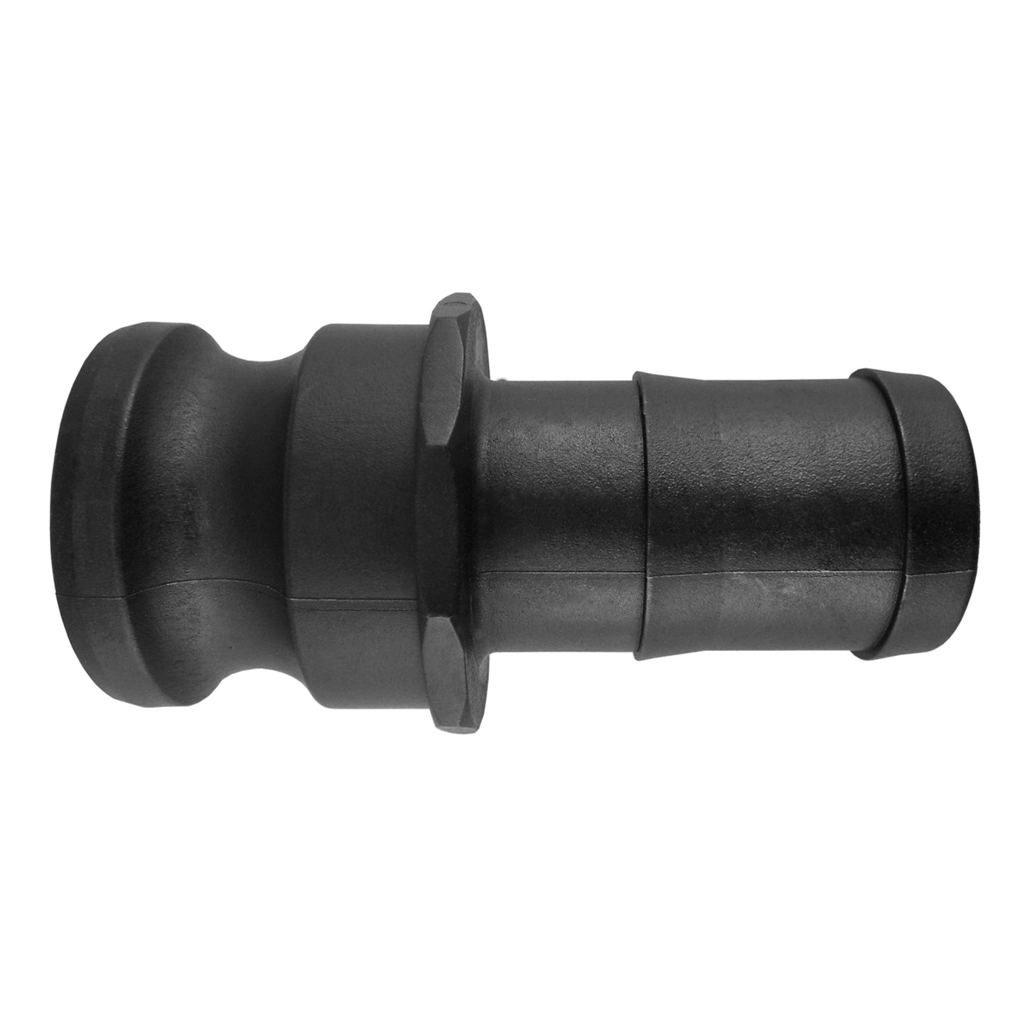 Type E Camlock Pipe Connector, 2" - 3/4" Barb