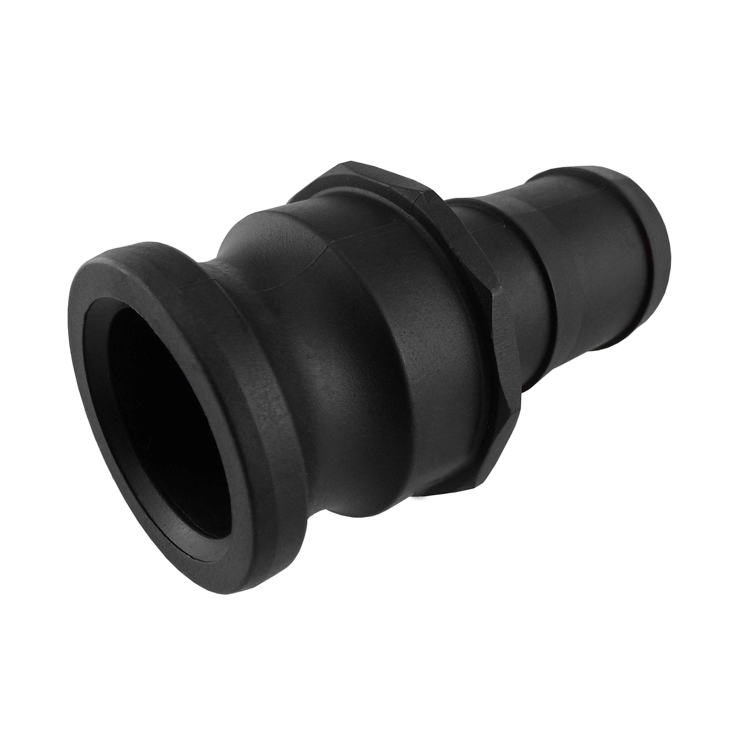 Type E Camlock Pipe Connector, 2" - 3/4" Barb