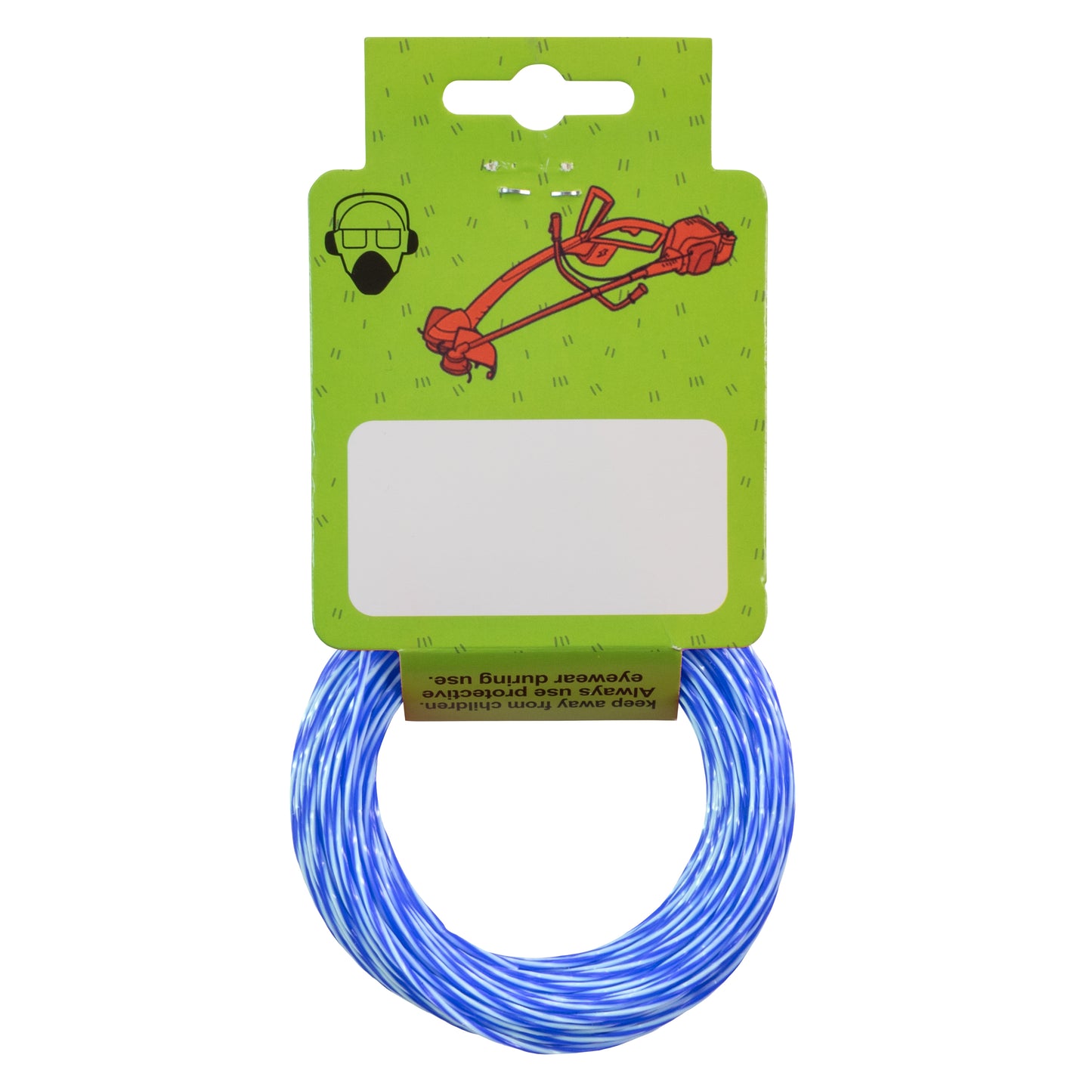15m Dual Core Twisted Blue Chess Trimmer Line, 1.6mm