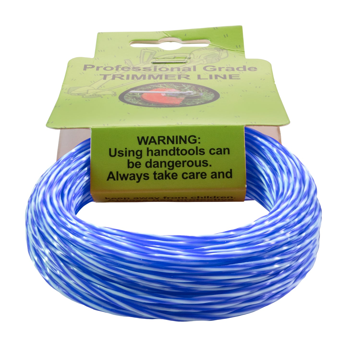 15m Dual Core Twisted Blue Chess Trimmer Line, 1.6mm