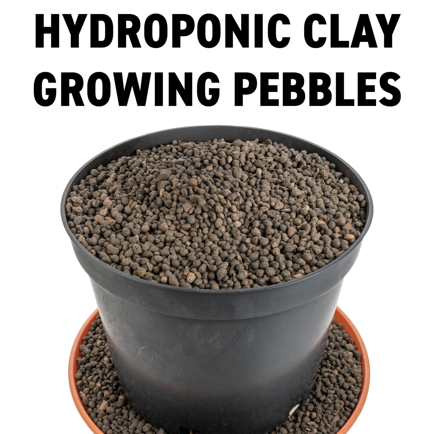 Clay Hydroponic Aggregate Pebbles, 1mm - 4mm