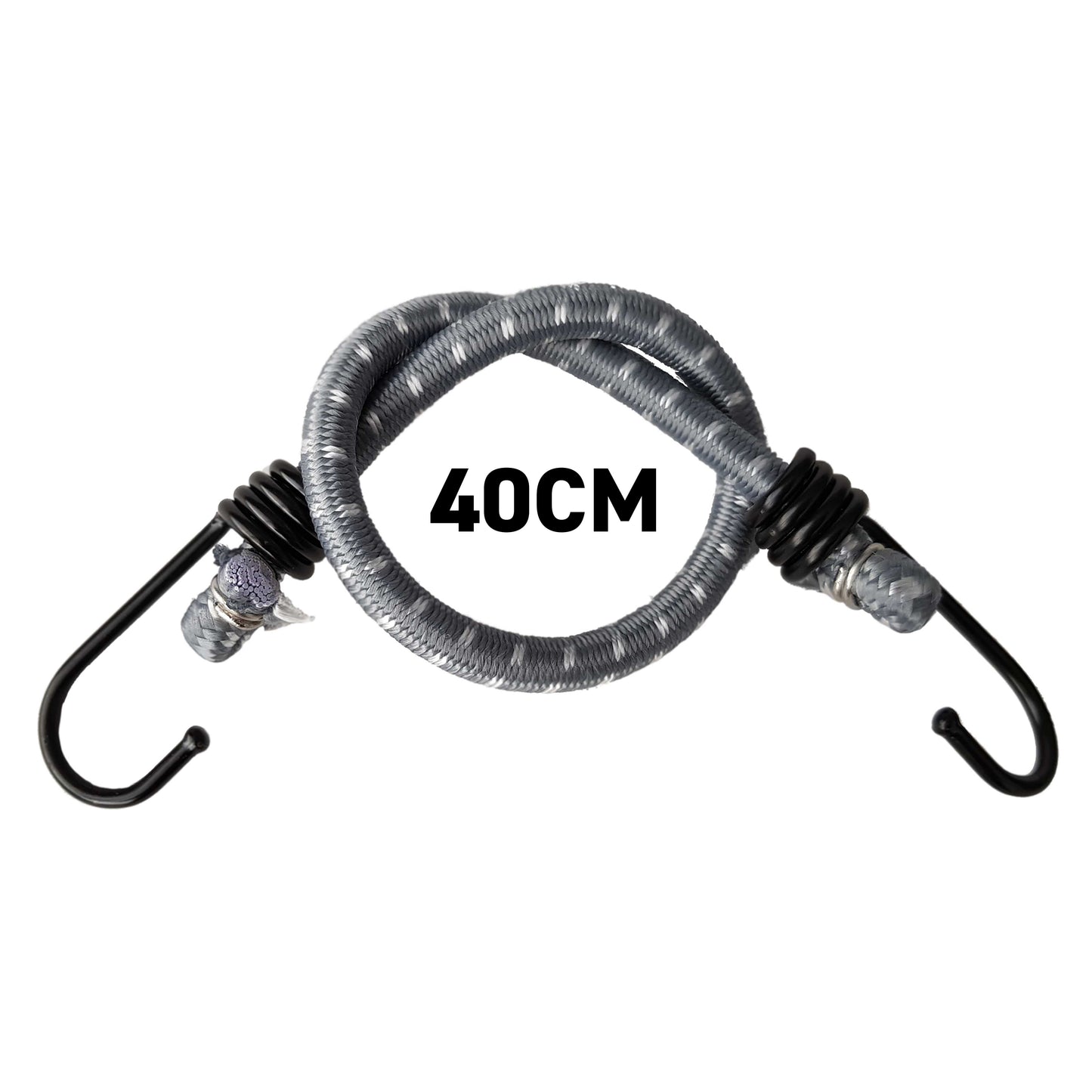 Bungee Loop with Metal Hooks, 40cm