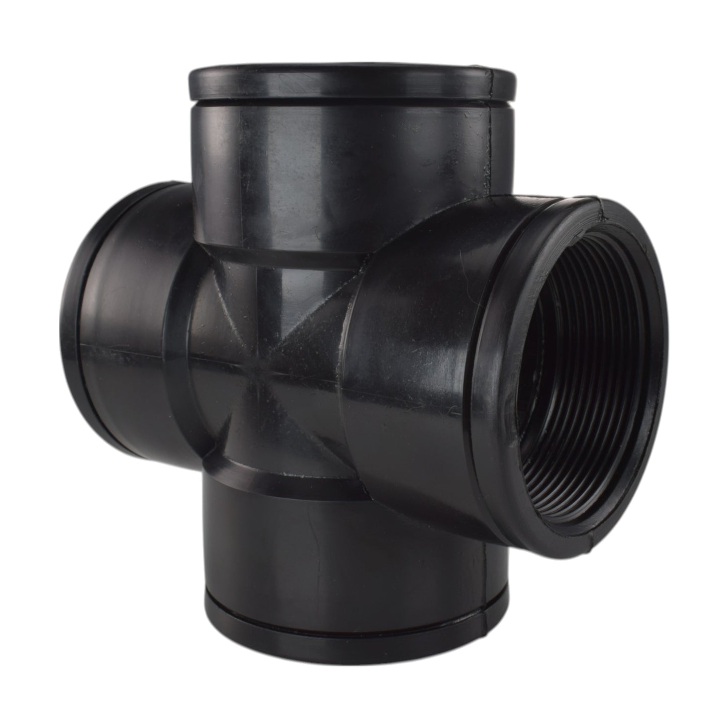 Polypropylene 4-way Female BSP Cross Splitter, 2"