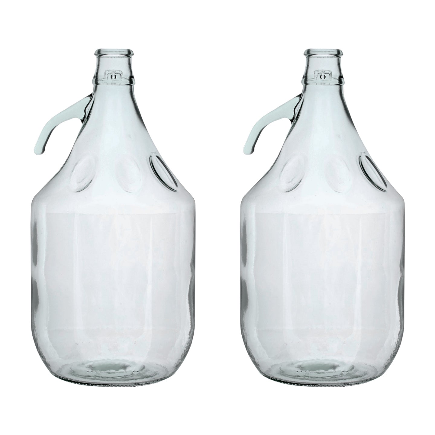 5L Clear Glass Demijohn Bottles, Box of 2