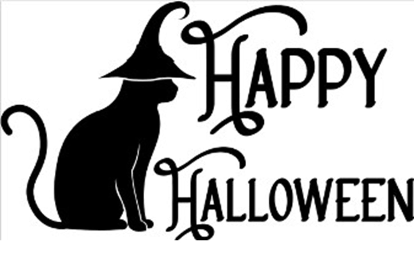 Coir Doormat, 60cm x 40cm - 'Happy Halloween'