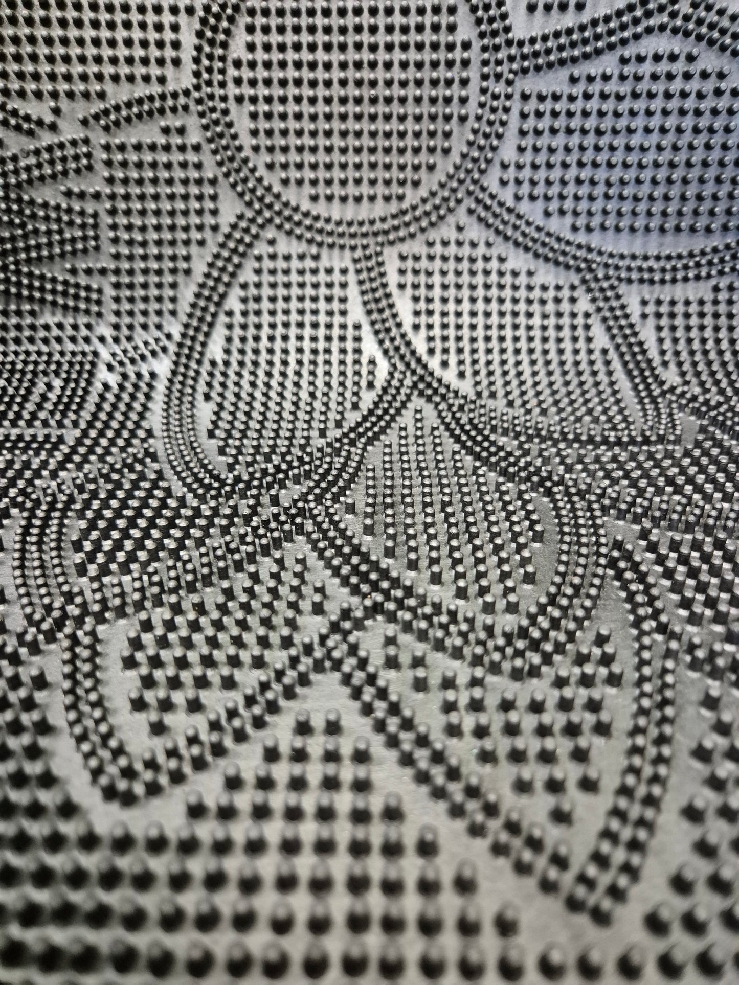 Rubber Doormat, 60cm x 40cm - 'Welcome' (Flower)