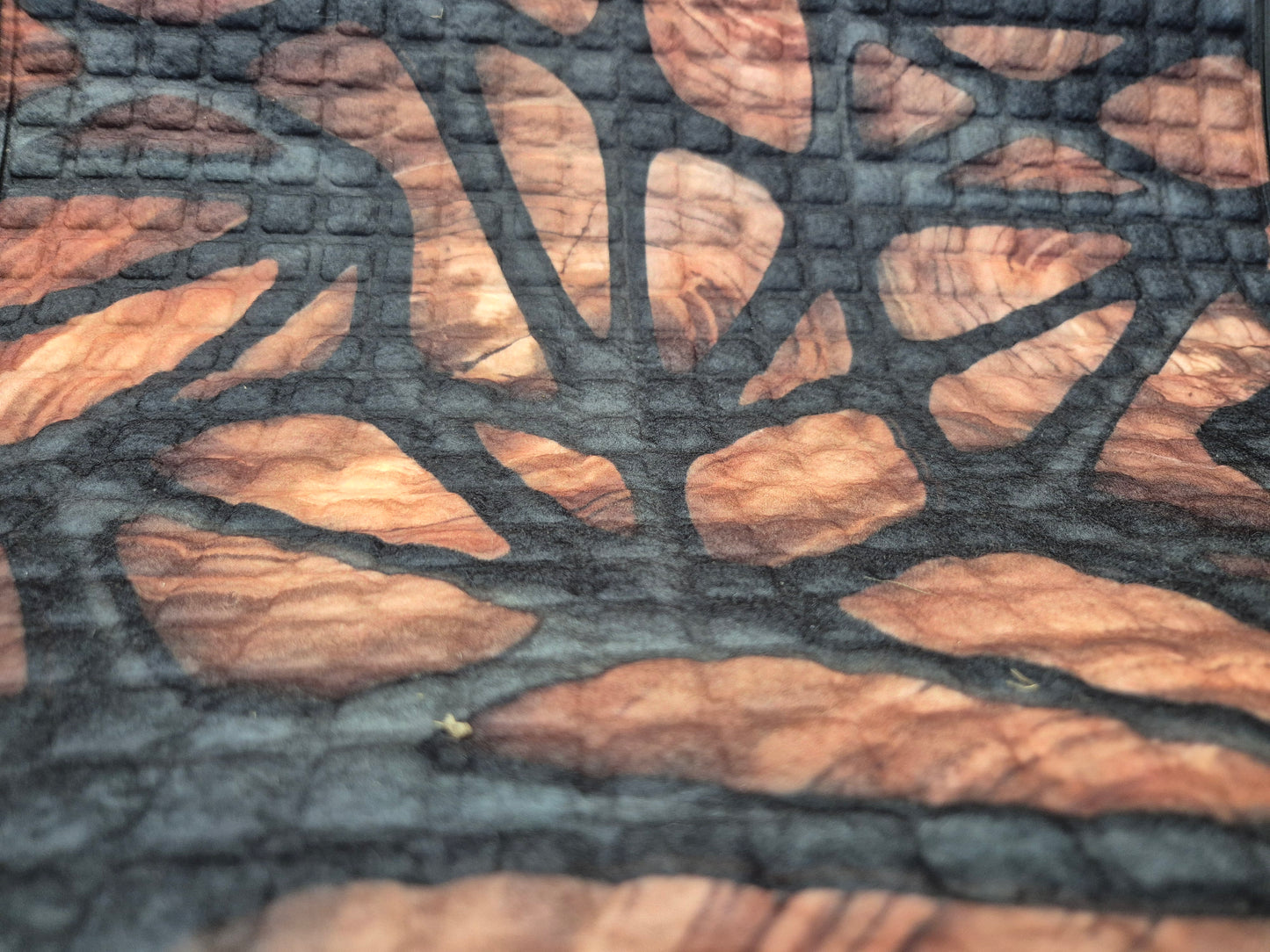 3D Embossed Doormat, 75cm x 45cm - Wooden