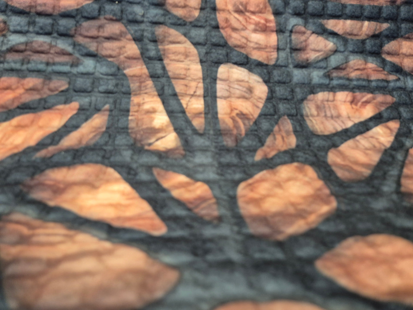 3D Embossed Doormat, 75cm x 45cm - Wooden