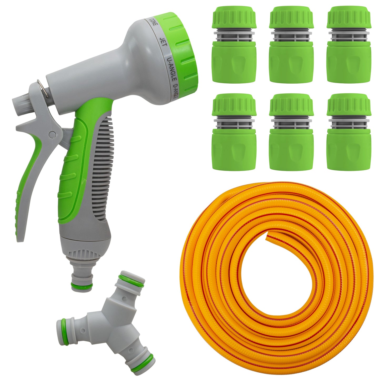 Hot & Cold Dog Shower Wash Kit with Water Sprayer, Yellow