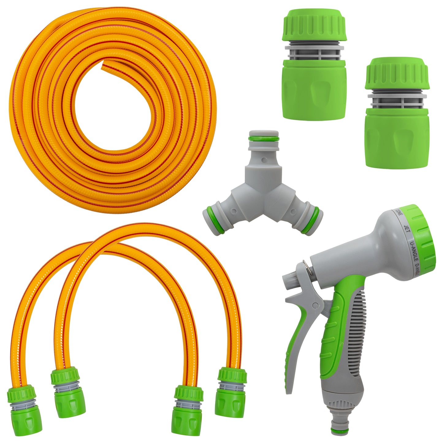 Hot & Cold Dog Shower Wash Kit with Water Sprayer, Yellow