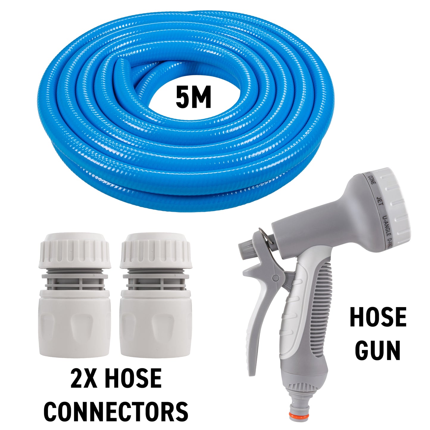 Dog Shower Wash Kit with Water Sprayer, Blue
