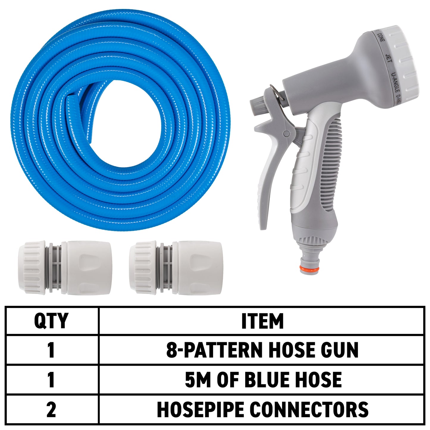 Dog Shower Wash Kit with Water Sprayer, Blue
