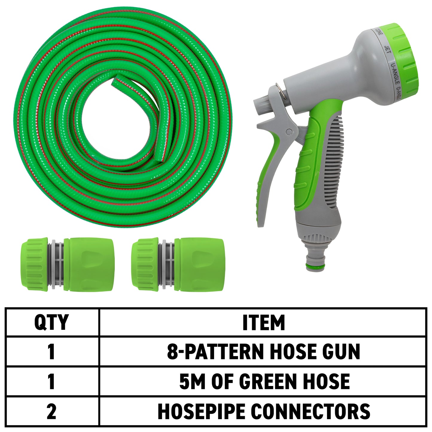Dog Shower Wash Kit with Water Sprayer, Green
