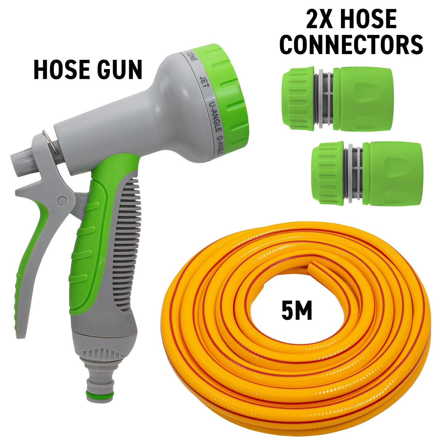 Dog Shower Wash Kit with Water Sprayer, Yellow