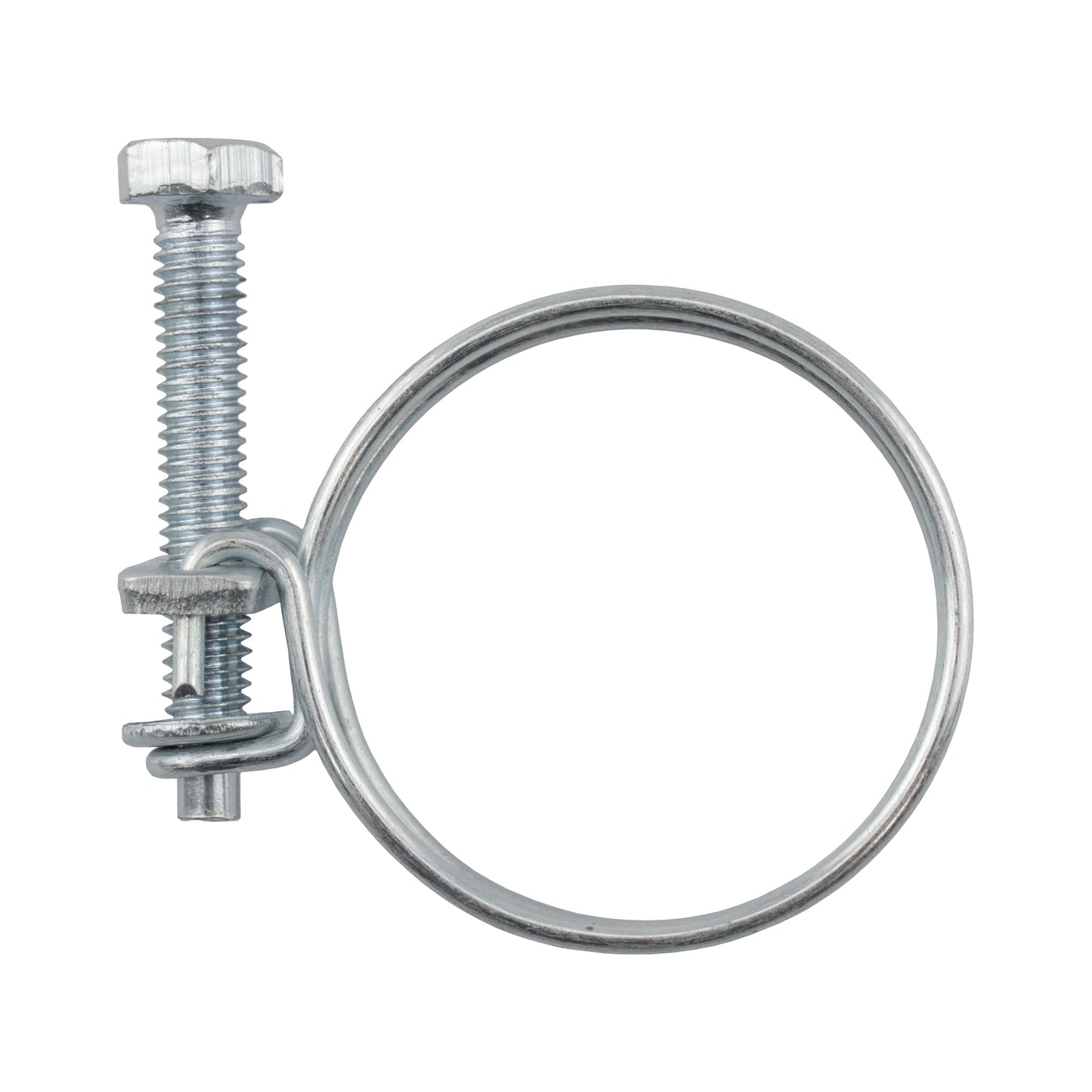 Galvanised Steel Double Wire Hose Clamps, 20mm-23mm