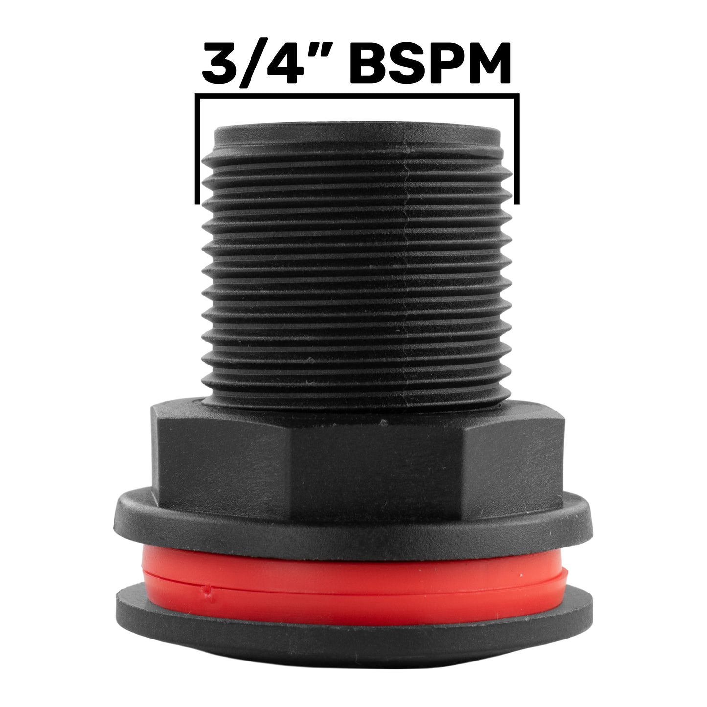 Water Tank Bulkhead Drain Plug, 3/4"