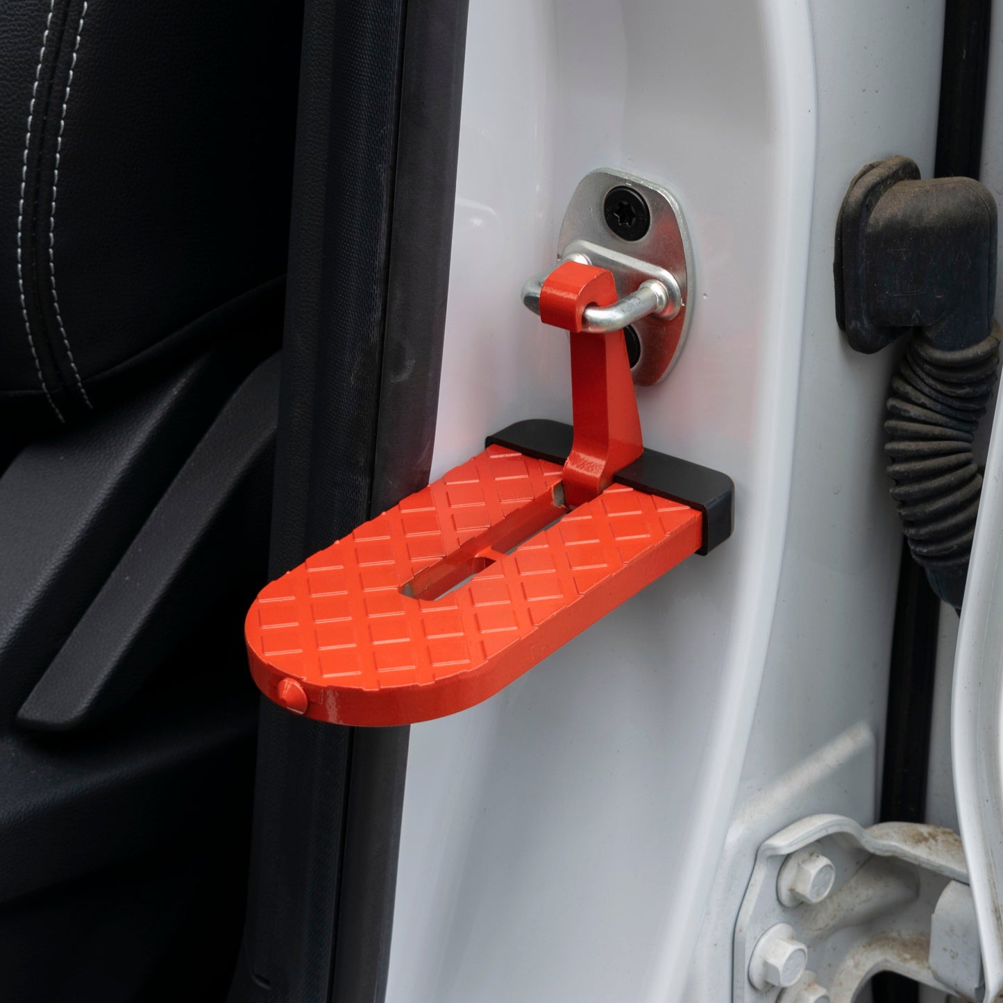 Type A Vehicle Car Door Step Up Ladder, Red
