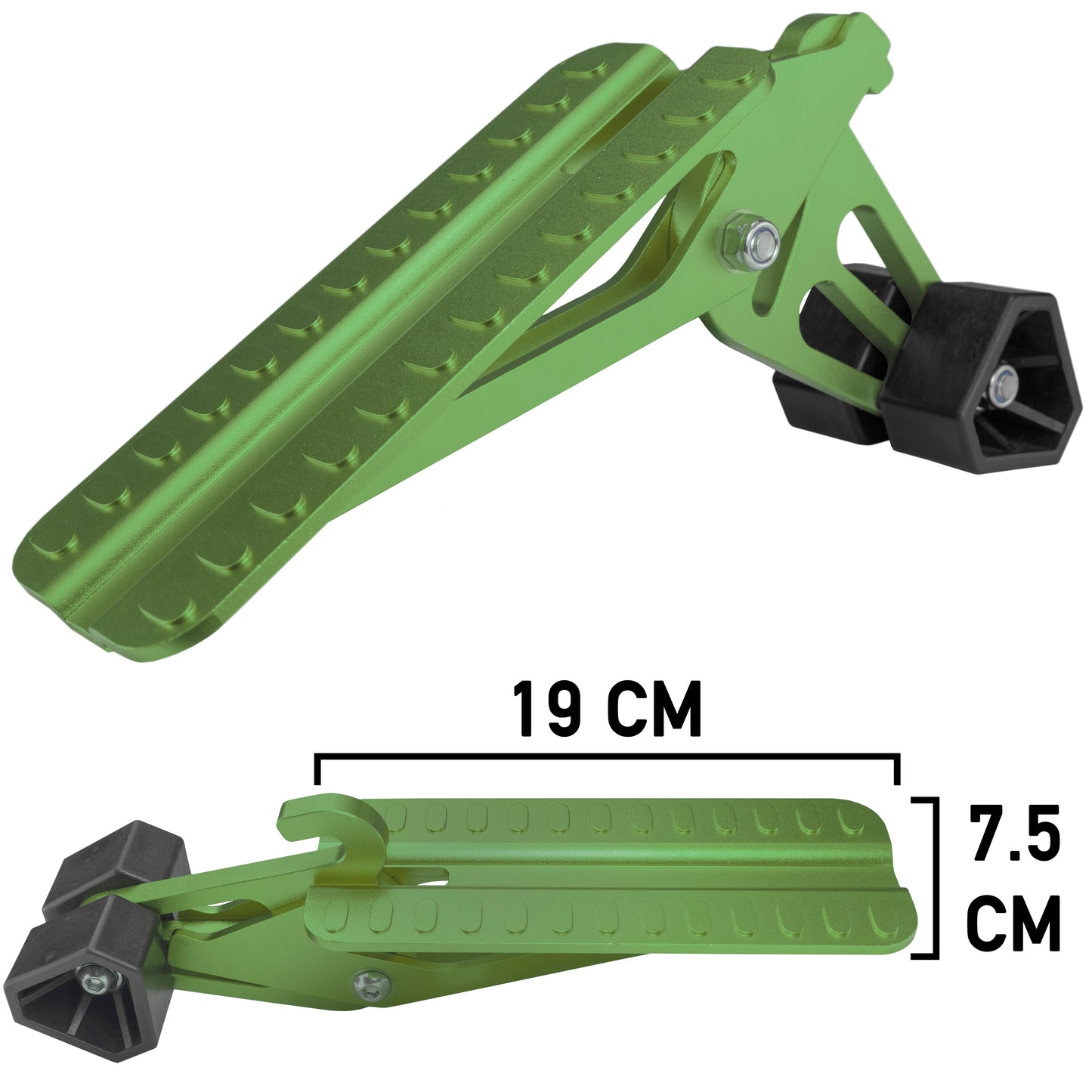 Type D Vehicle Car Door Step Up Ladder, Green