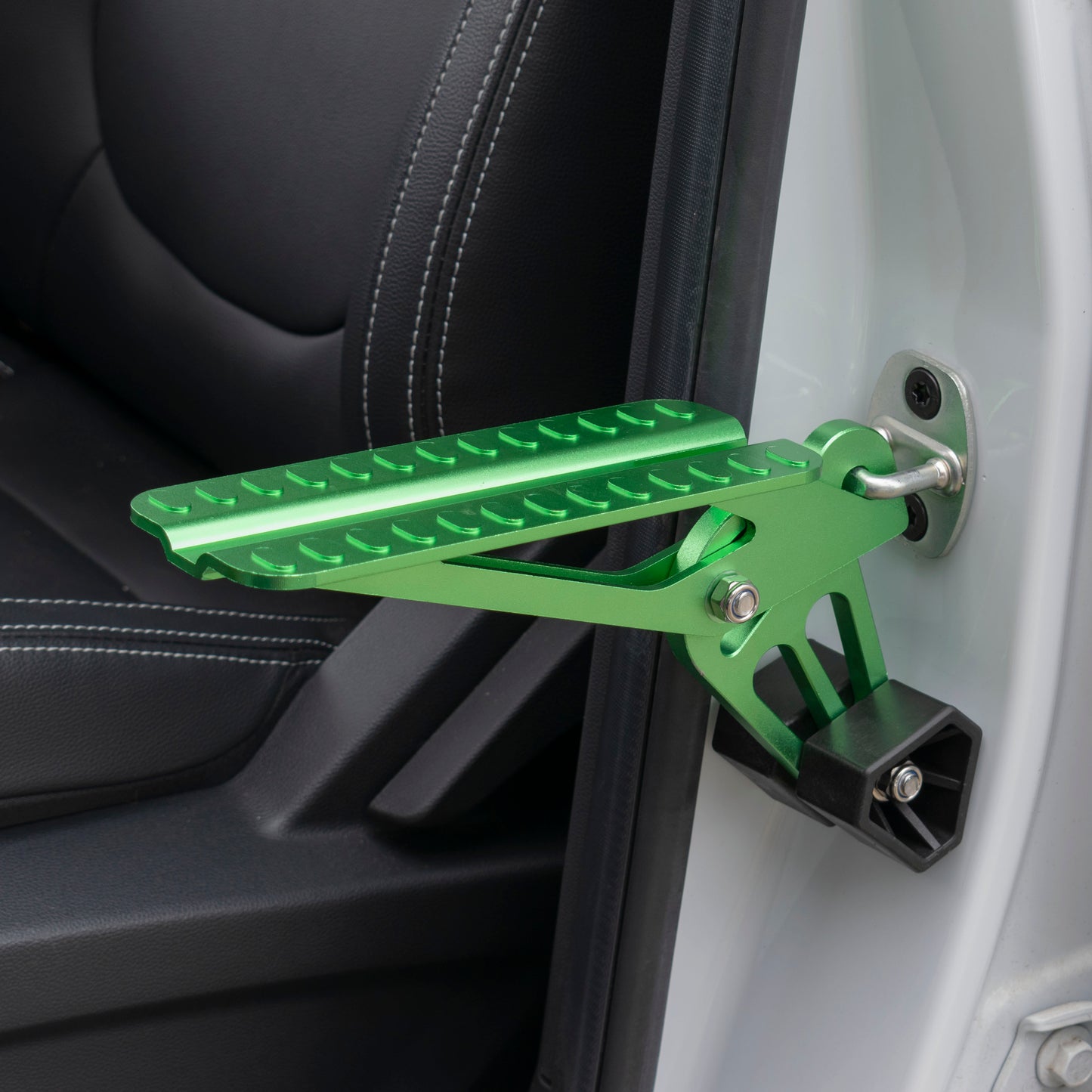 Type D Vehicle Car Door Step Up Ladder, Green