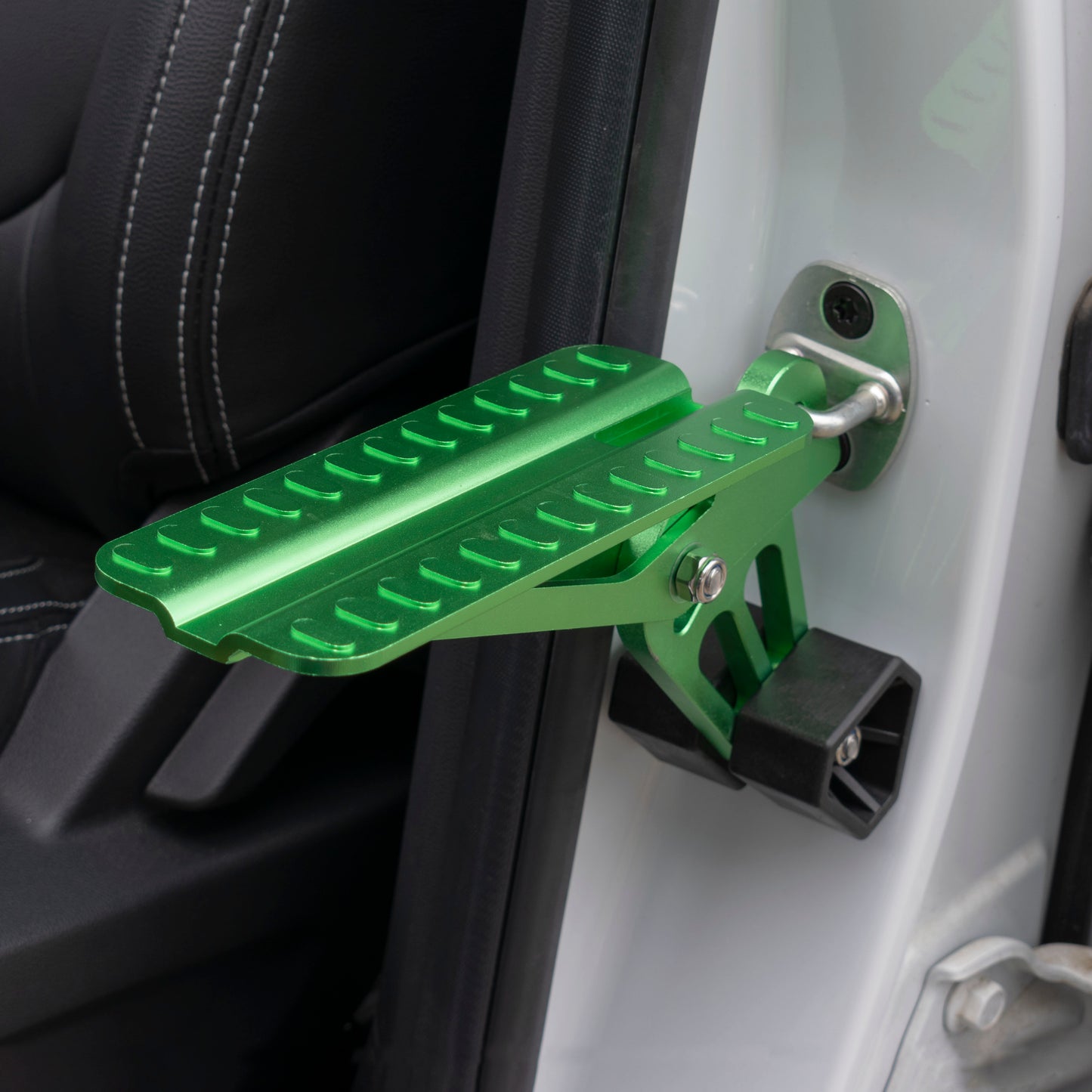 Type D Vehicle Car Door Step Up Ladder, Green